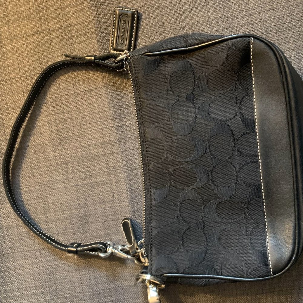 Classic Black Coach Bag